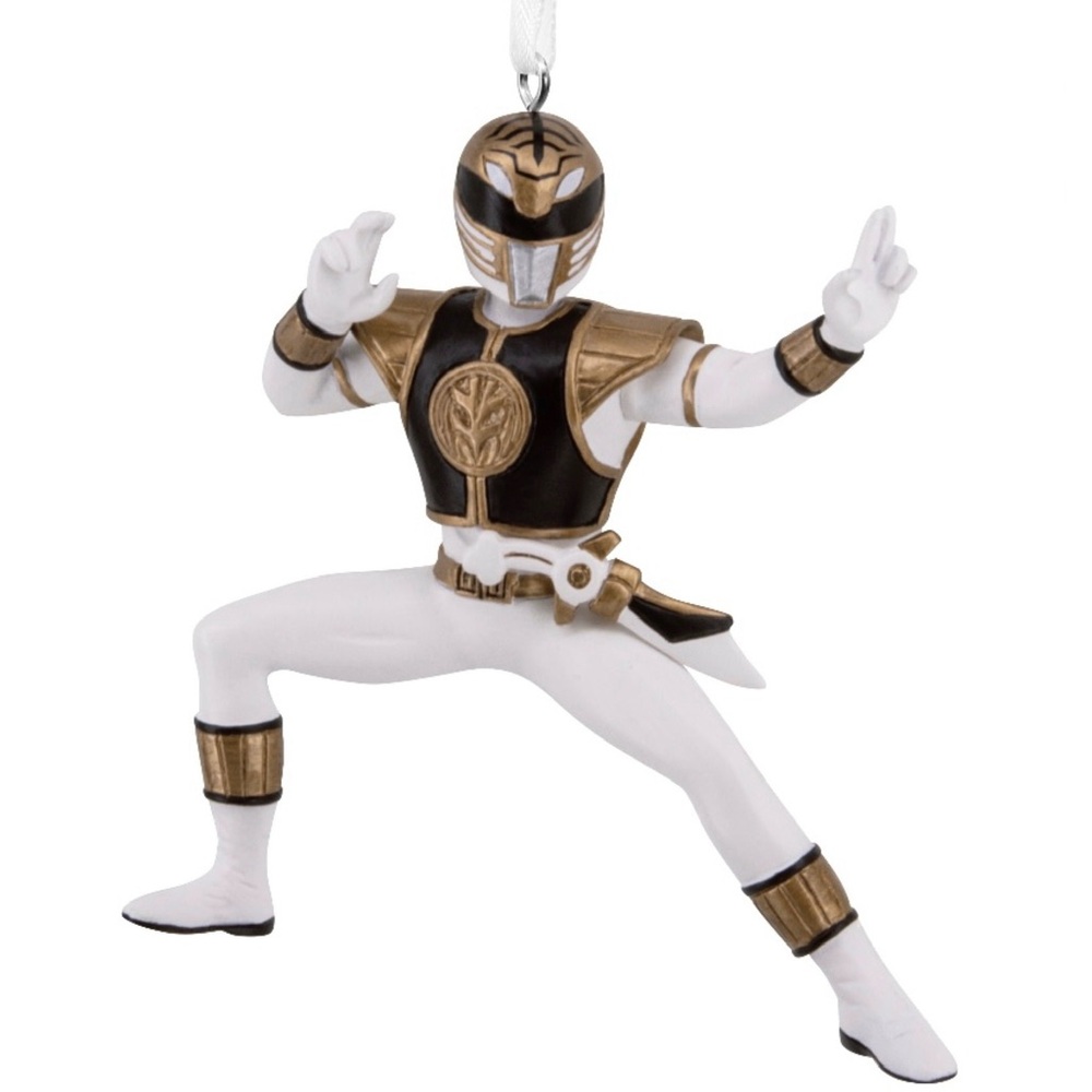 Hallmark Hasbro Power Rangers “White Ranger” Christmas Ornament (NWT)